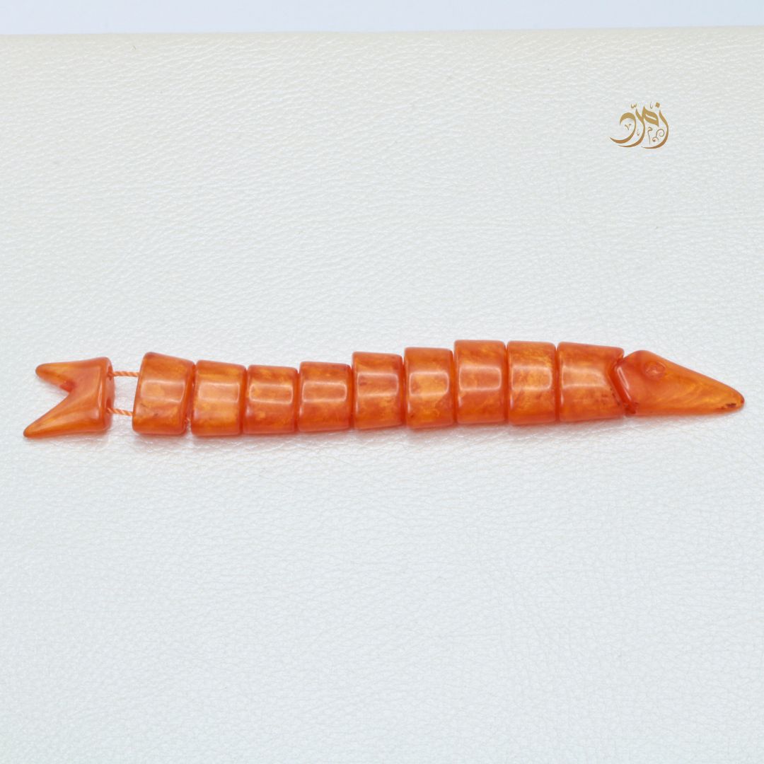 سبحة يونانية تصميم سمكة – تراب كهرب صناعي