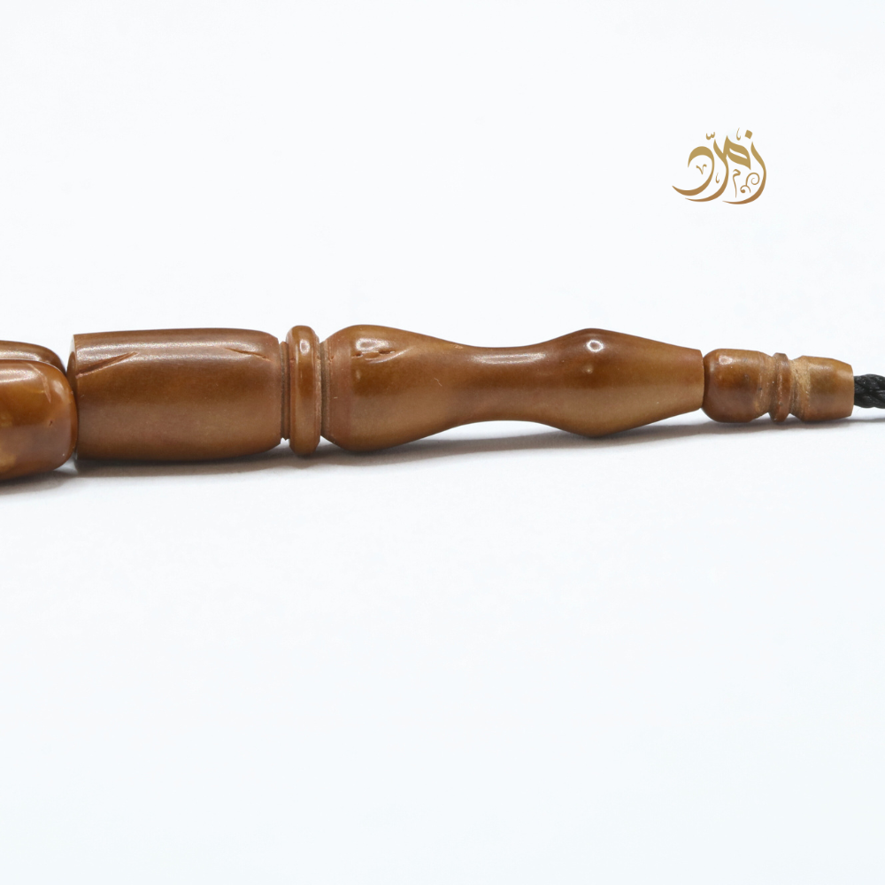 سبحة خشب كوك طبيعي 33 خرزة