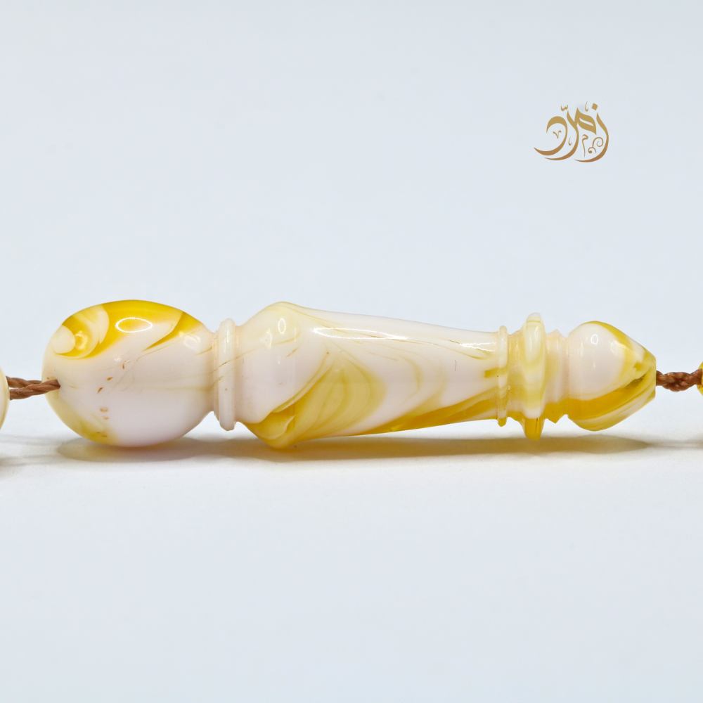 سبحة مستكة (قشطة و عسل ) 39 خرزة