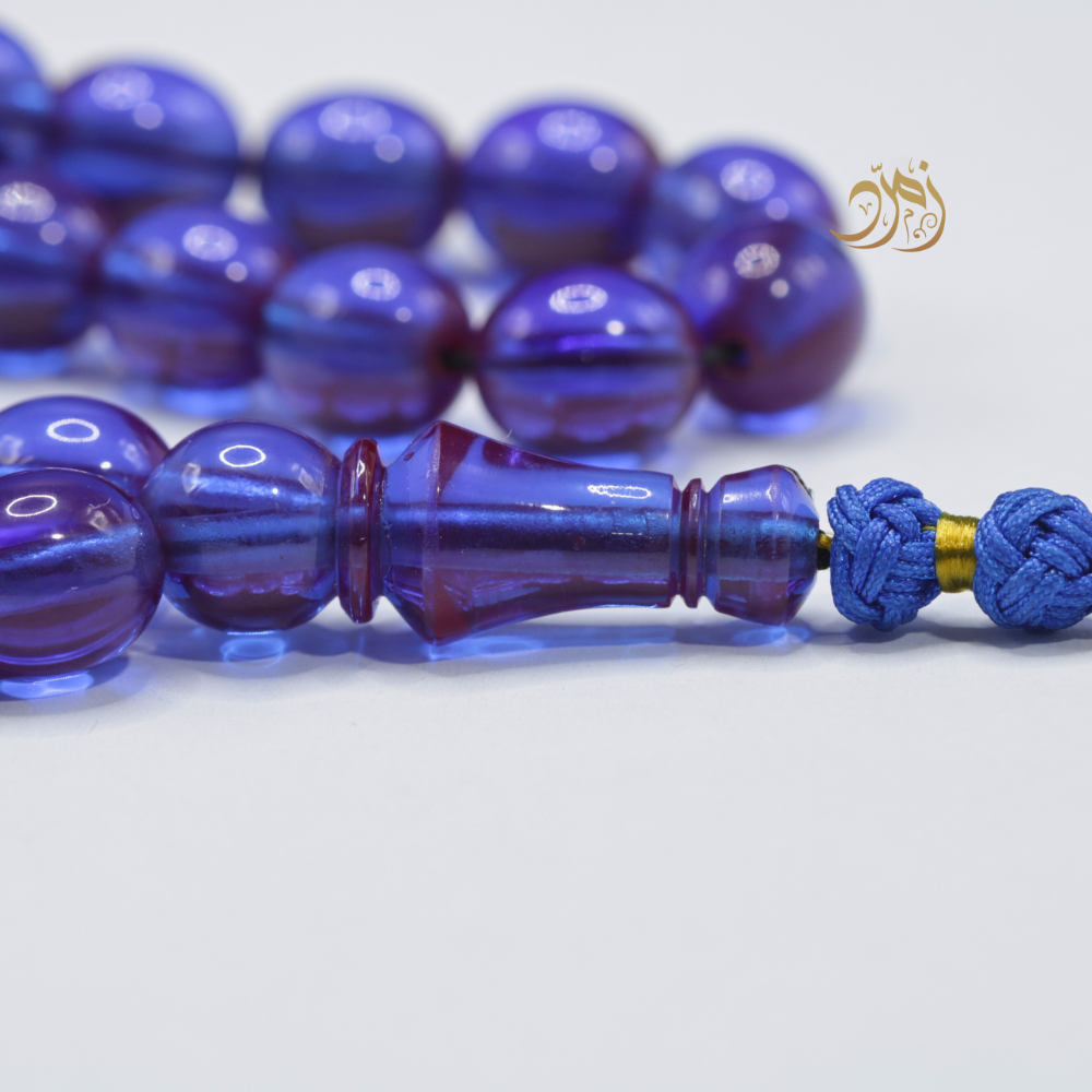 سبحة زعفراني حرباء 45 خرزة