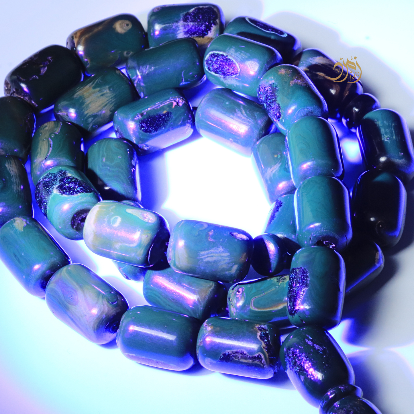 سبحة يسر طبيعي من البحر الأحمر – 33 خرزة برميلي