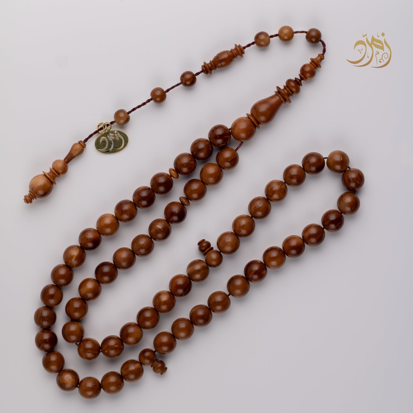 سبحة خشب كوك سوبر – 55 خرزة – دائري