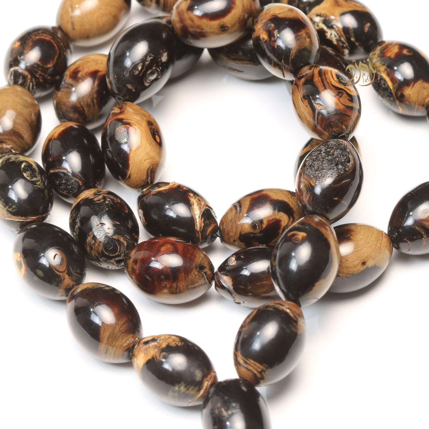 سبحة يسر طبيعي من البحر الأحمر – 33 خرزة زينوني