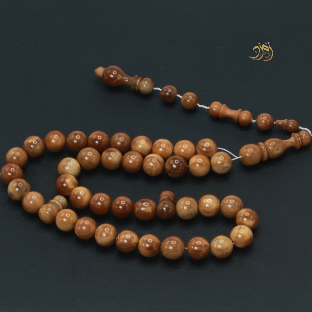 سبحة خشب كوك سوبر – 39 خرزة – نعومة فاخرة بلمسة طبيعية