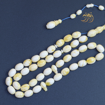 سبحة مستكة بيض حمام– 41 خرزة