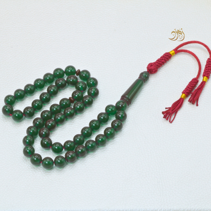 سبحة بكلايت اخضر حرباء 51 خرزة