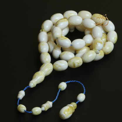 سبحة مستكة بيض حمام– 41 خرزة