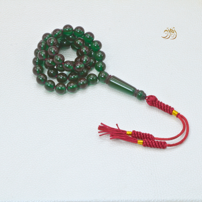 سبحة بكلايت اخضر حرباء 51 خرزة