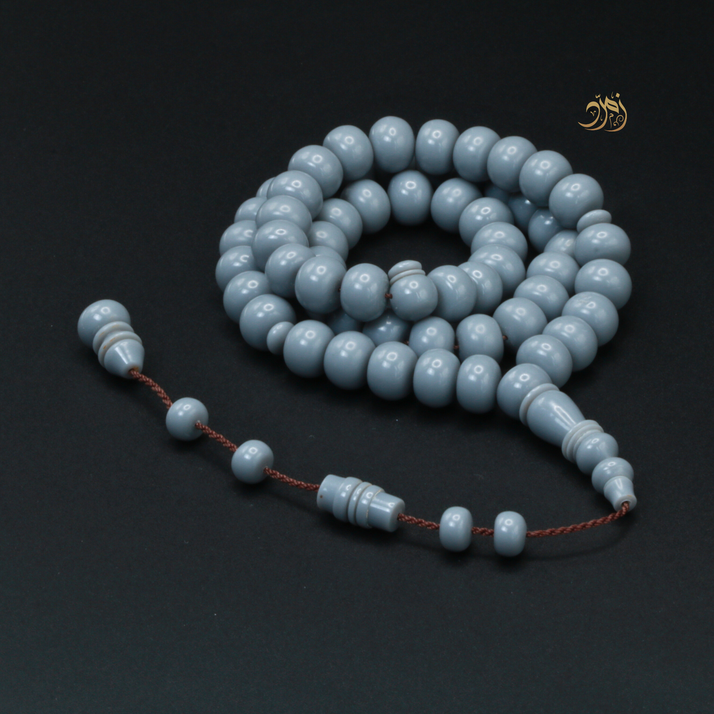سبحة بولنج إسمنتي – 57 خرزة – خامة ثقيلة بتصميم ذروي فاخر