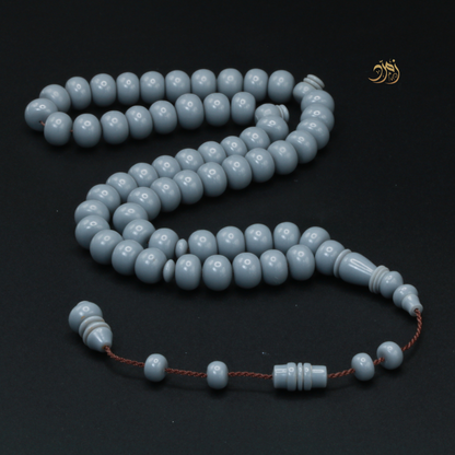 سبحة بولنج إسمنتي – 57 خرزة – خامة ثقيلة بتصميم ذروي فاخر