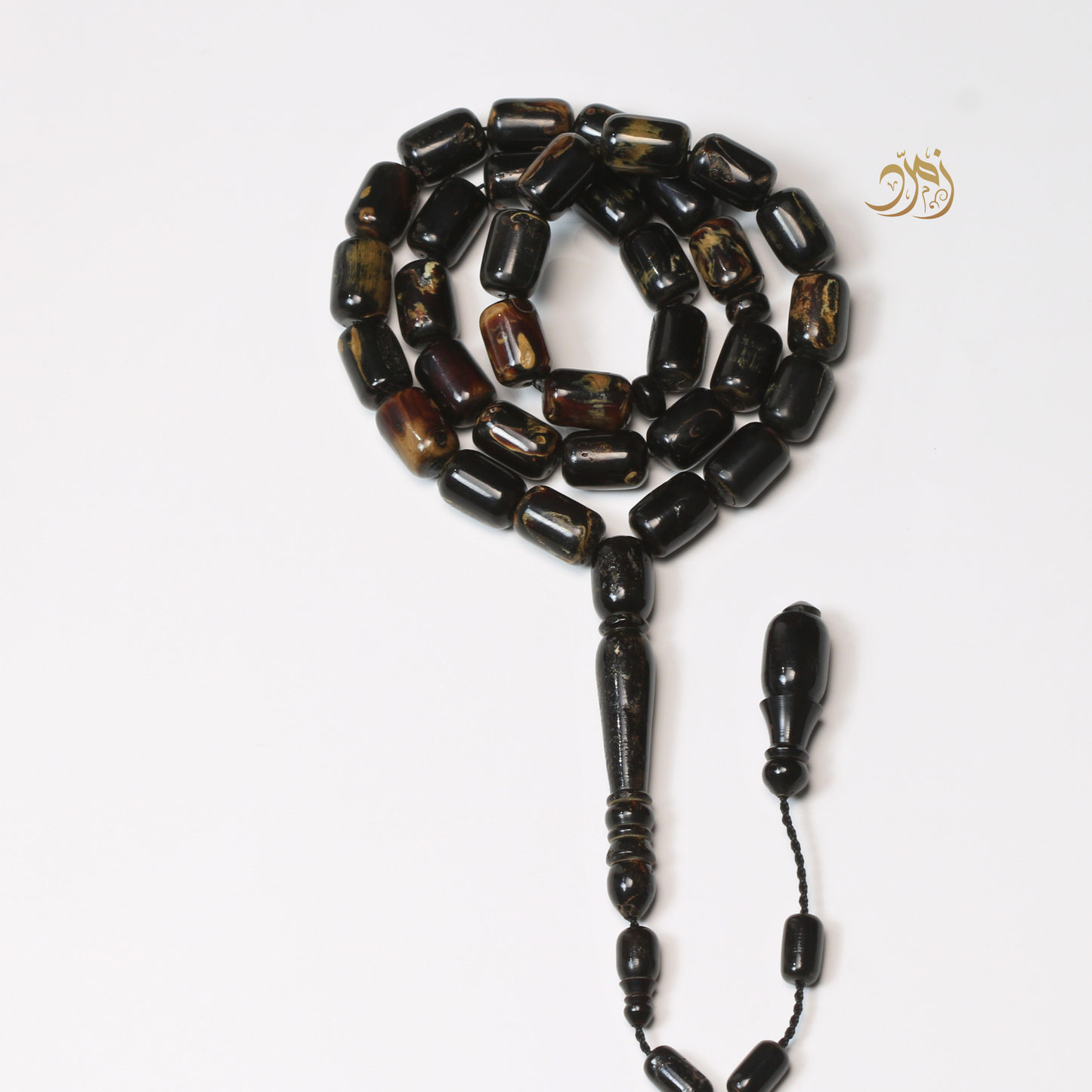 سبحة يسر طبيعي من البحر الأحمر – 33 خرزة برميلي