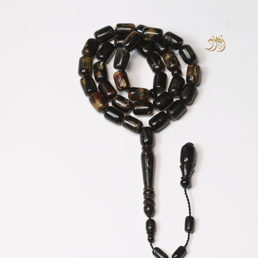 سبحة يسر طبيعي من البحر الأحمر – 33 خرزة برميلي