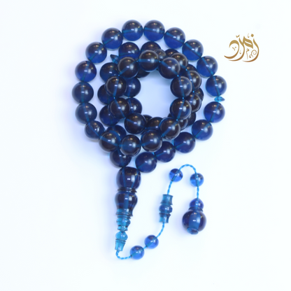 سبحة زعفراني أزرق غامق– 51 خرزة