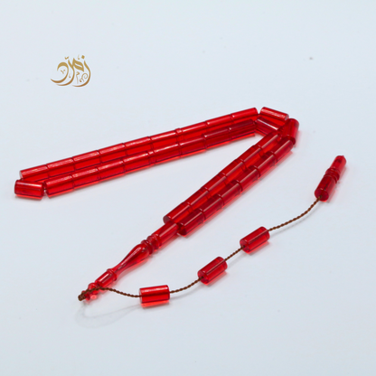 سبحة كاست احمر 33 خرزة