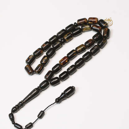 سبحة يسر طبيعي من البحر الأحمر – 33 خرزة برميلي