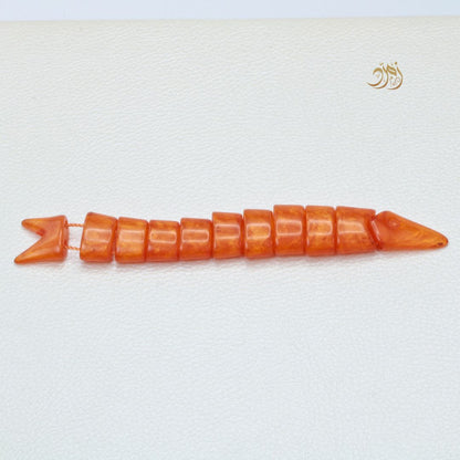 سبحة يونانية تصميم سمكة – تراب كهرب صناعي