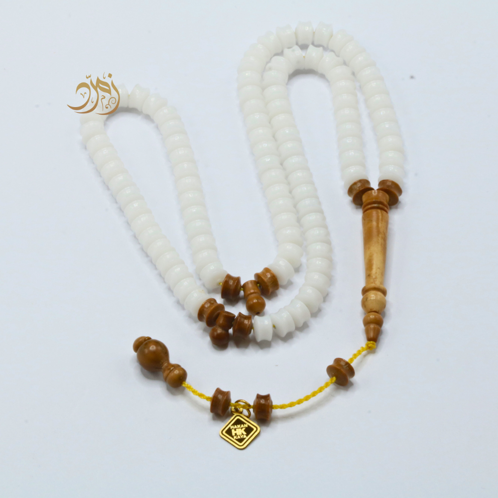 سبحة قلاليث ناعمة 99 خرزة مع خشب كوك