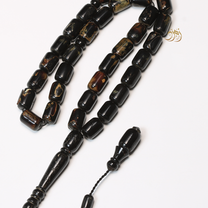 سبحة يسر طبيعي من البحر الأحمر – 33 خرزة برميلي