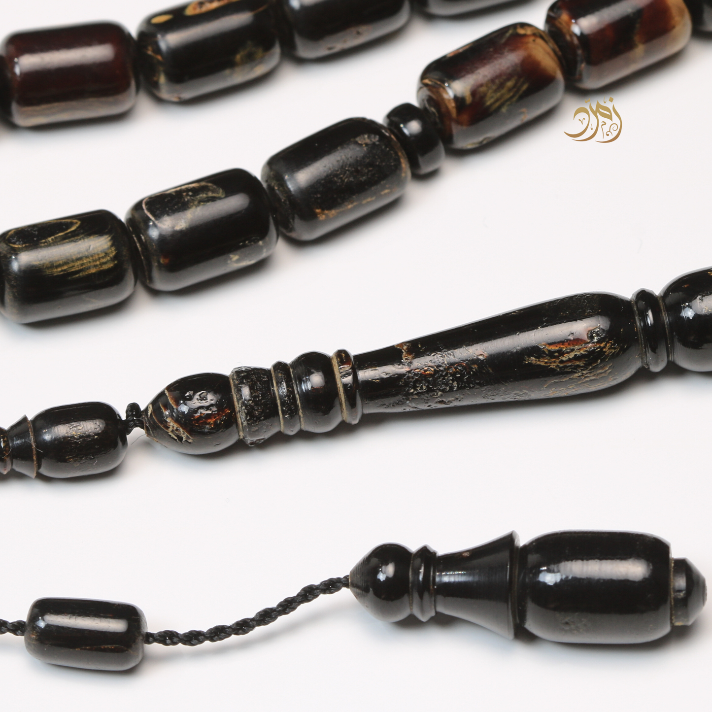 سبحة يسر طبيعي من البحر الأحمر – 33 خرزة برميلي