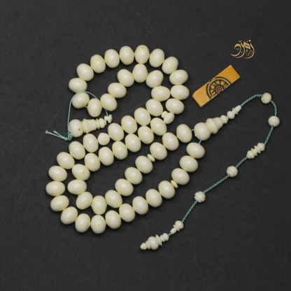 سبحة دومنة صب قديم 57 خرزة ذروي (شاهد + كبوس + كسار من الخامه )