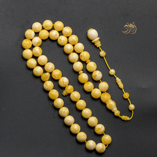 سبحة مستكة دائري (غامق) – 45 خرزة