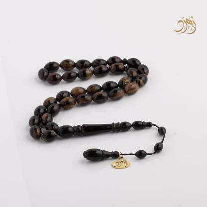 سبحة يسر طبيعي من البحر الأحمر – 33 خرزة زينوني