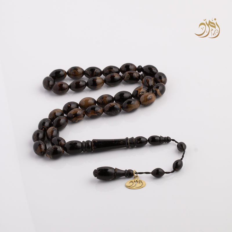 سبحة يسر طبيعي من البحر الأحمر – 33 خرزة زينوني