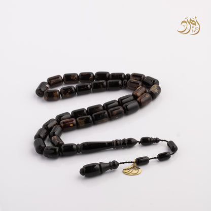 سبحة يسر طبيعي من البحر الأحمر – 33 خرزة برميلي