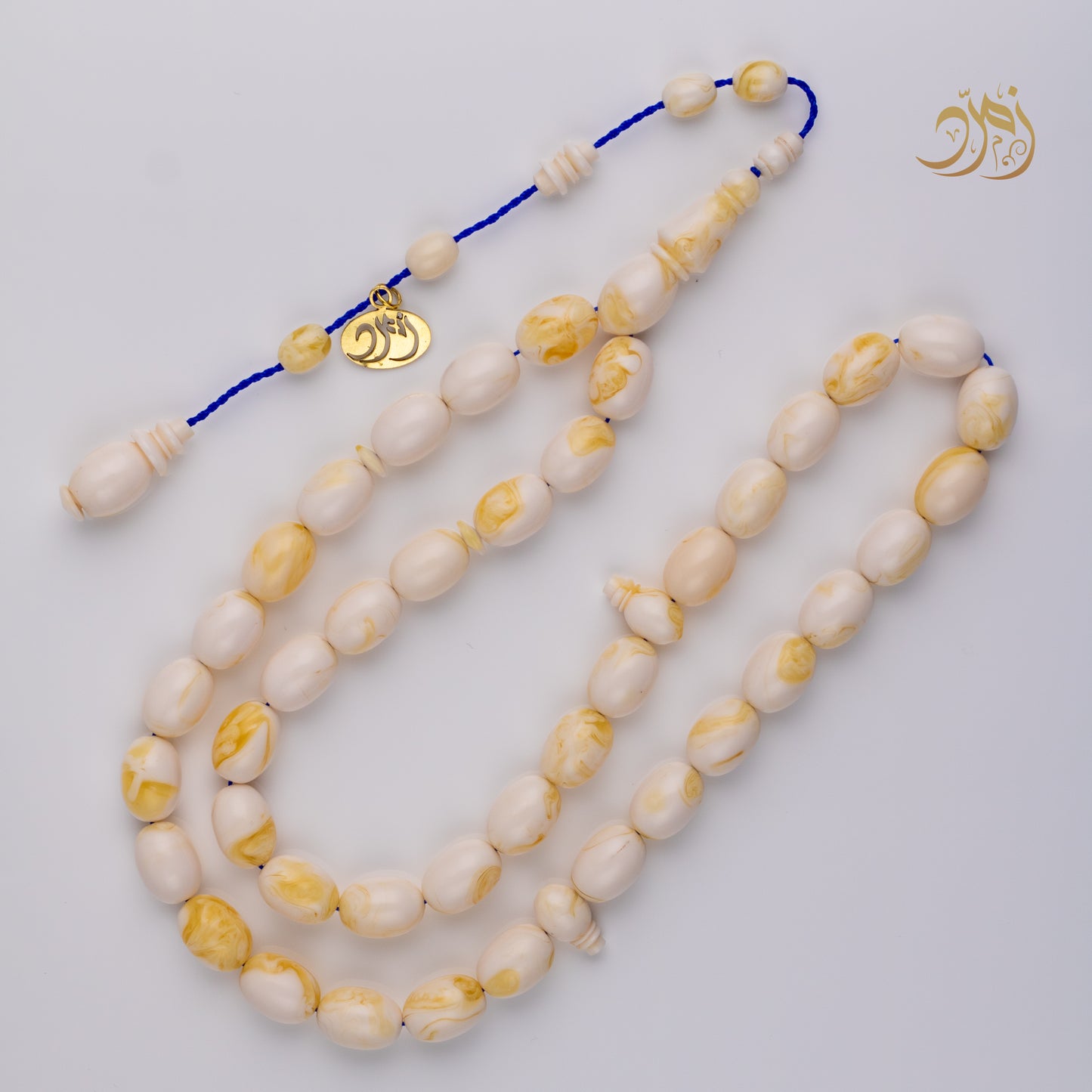 سبحة مستكة بيض حمام– 41 خرزة