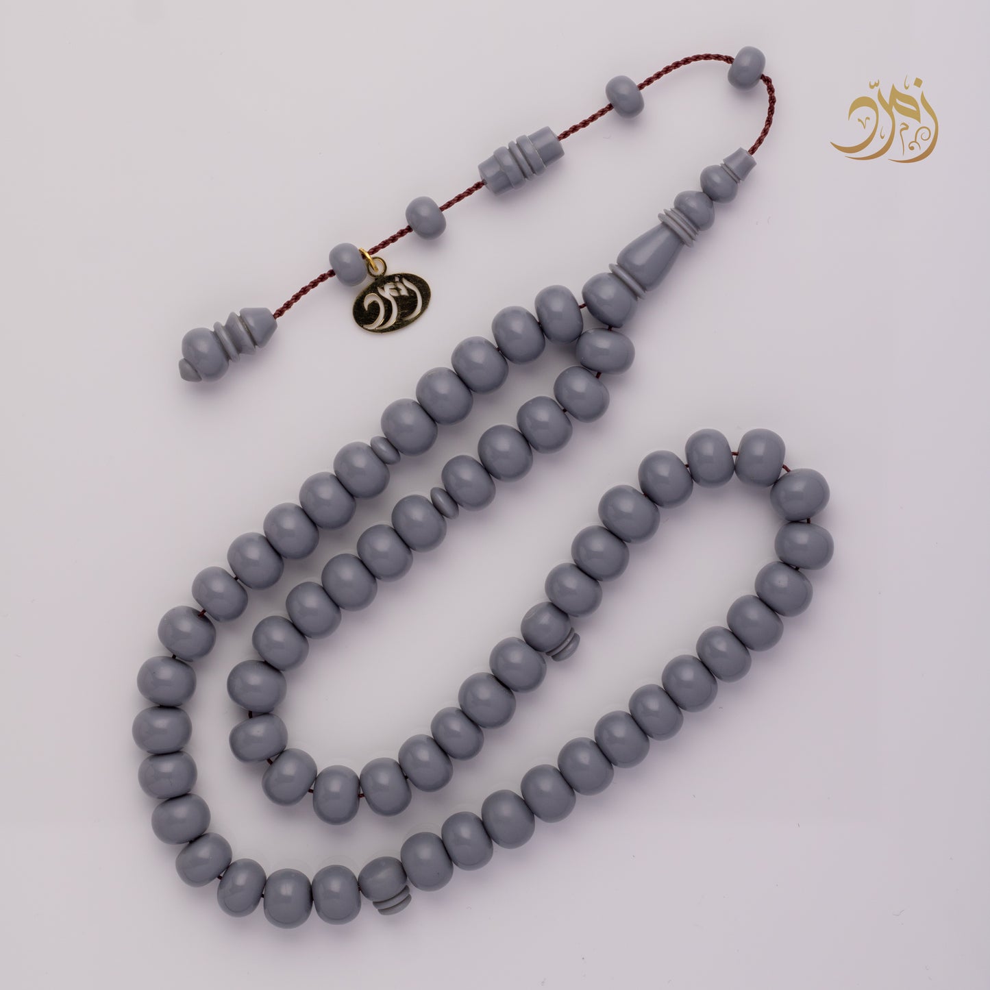 سبحة بولنج إسمنتي – 57 خرزة – خامة ثقيلة بتصميم ذروي فاخر