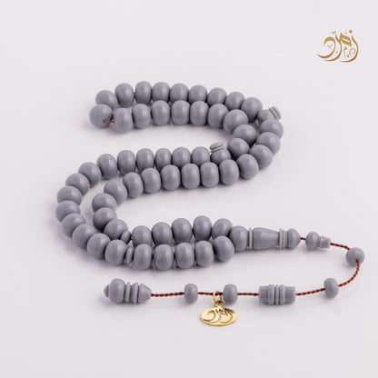 سبحة بولنج إسمنتي – 57 خرزة – خامة ثقيلة بتصميم ذروي فاخر