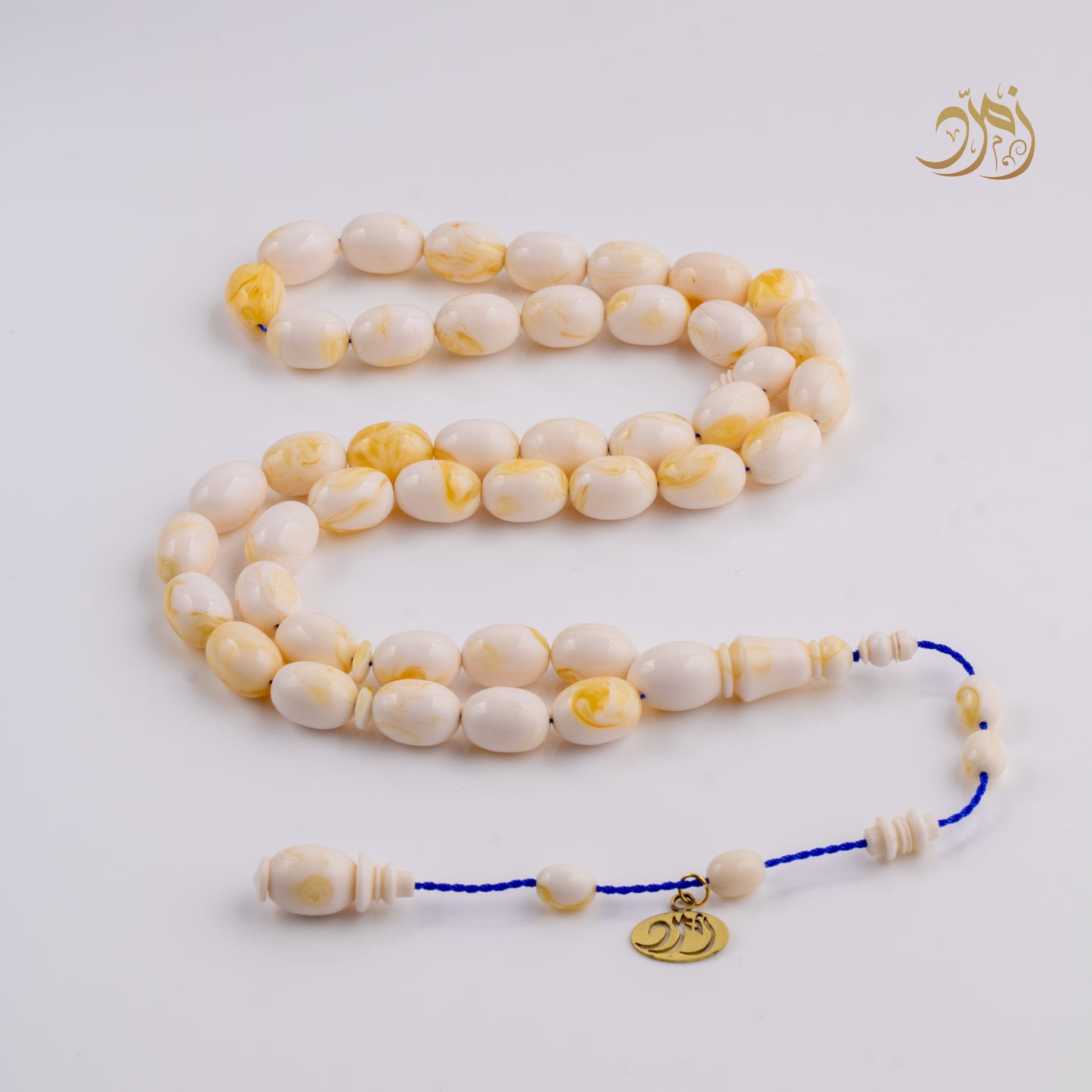 سبحة مستكة بيض حمام– 41 خرزة