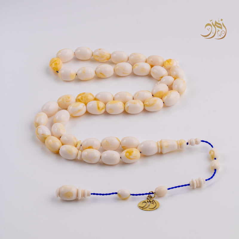 سبحة مستكة بيض حمام– 41 خرزة