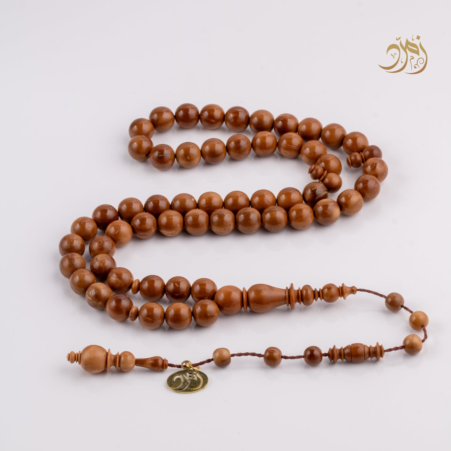 سبحة خشب كوك سوبر – 55 خرزة – دائري