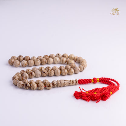 سبحة كهرمان سومطري طبيعي 55 خرزة دائري