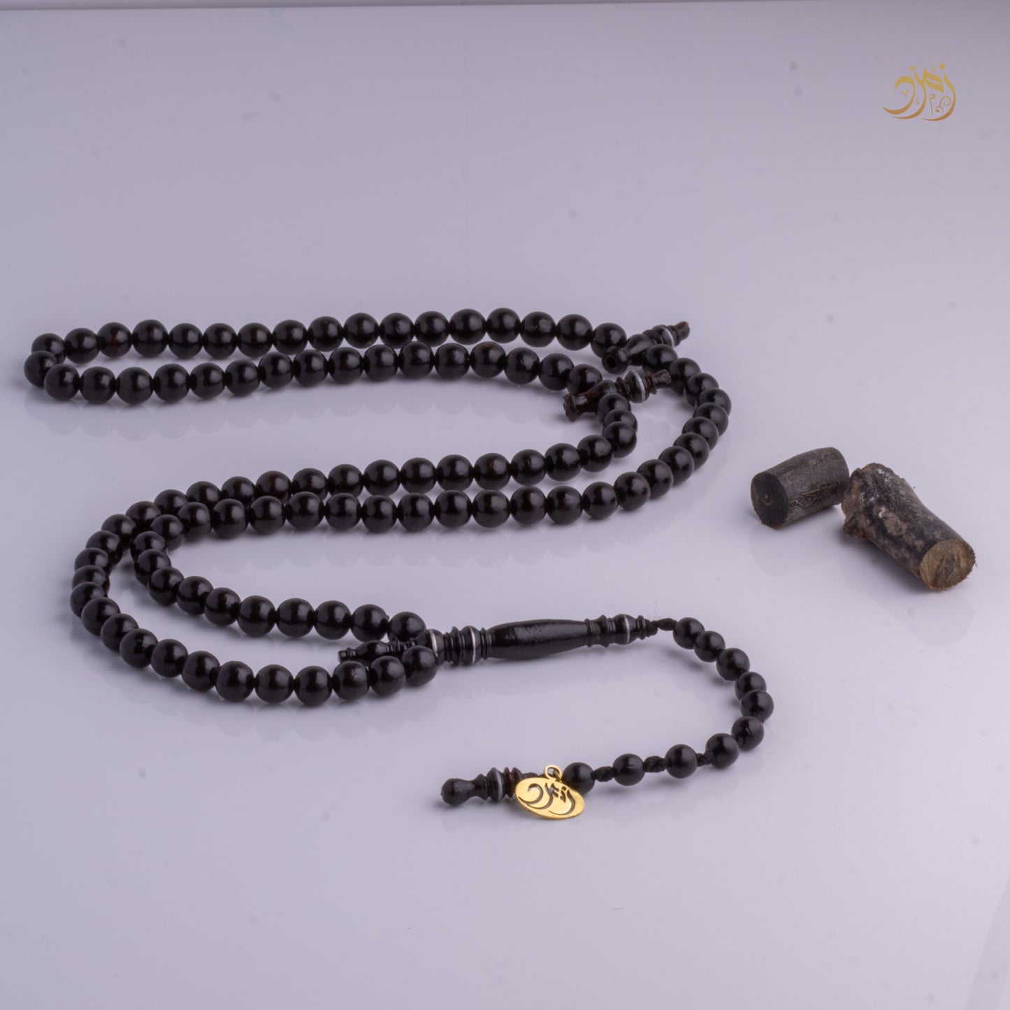 سبحة يسر (مرجان أسود) طبيعي 99 خرزة دائري