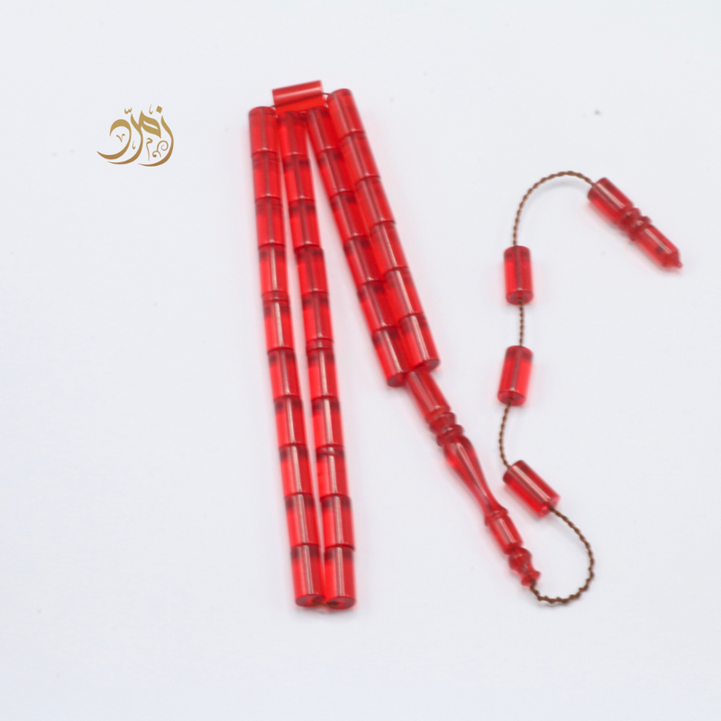 سبحة كاست احمر 33 خرزة